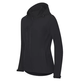 Trail softshell kabát női ébenszürke XS
