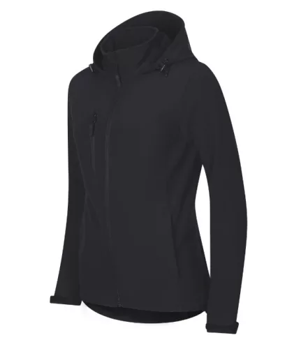 Trail softshell kabát női ébenszürke 2XL