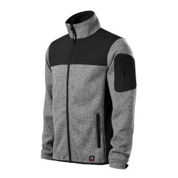 Casual softshell kabát férfi knit light gray S