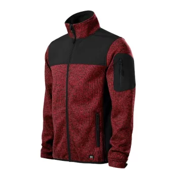 Casual softshell kabát férfi knit marlboro red S
