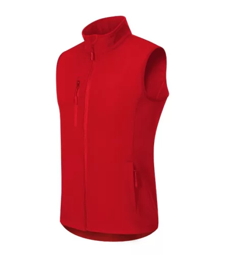 Trail softshell mellény férfi piros 3XL