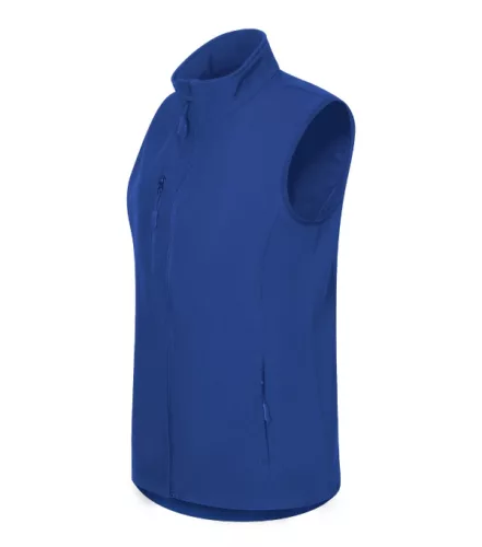 Trail softshell mellény női királykék XS