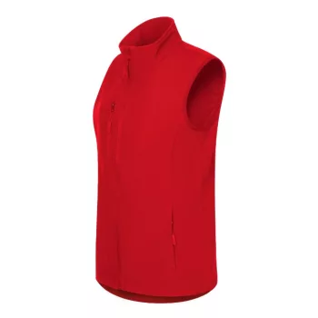 Trail softshell mellény női piros XS