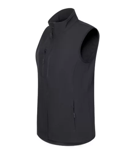 Trail softshell mellény női ébenszürke XS