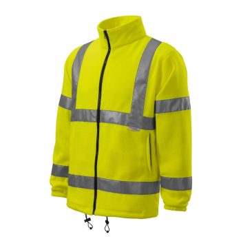 HV Fleece Jacket polár unisex fluoreszkáló sárga XL