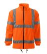 HV Fleece Jacket polár unisex fluoreszkáló narancssárga M