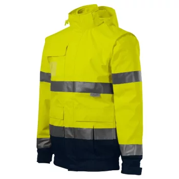 HV Guard 4 in 1 jacket unisex fluoreszkáló sárga M