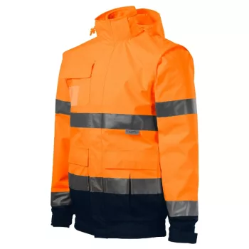 HV Guard 4 in 1 jacket unisex fluoreszkáló narancssárga M