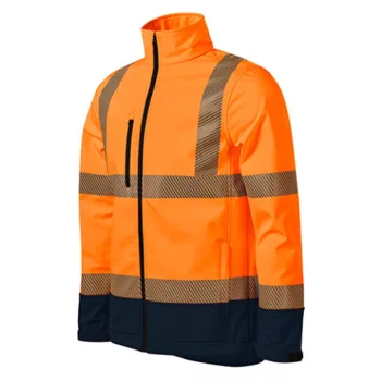   HV Drop softshell kabát unisex fluoreszkáló narancssárga M