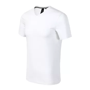 Action V-neck póló férfi fehér S