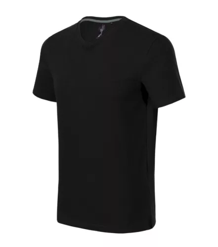 Action V-neck póló férfi fekete L