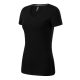 Action V-neck póló női fekete 2XL