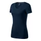 Action V-neck póló női tengerészkék XL