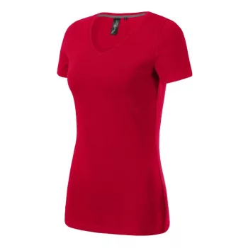 Action V-neck póló női F1 piros S