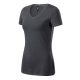 Action V-neck póló női light anthracite S