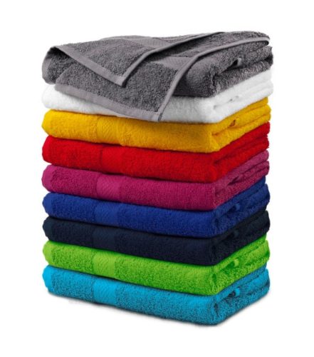 Bath Towel 450 fürdőlepedő unisex mandarinsárga 70 x 140 cm