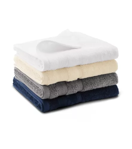 Organic (GOTS) törülköző unisex tengerészkék 50 x 100 cm