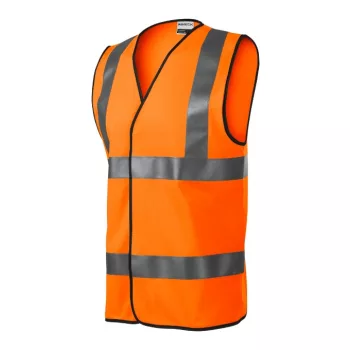   HV Bright biztonsági mellény unisex fluoreszkáló narancssárga M