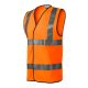 HV Bright biztonsági mellény unisex fluoreszkáló narancssárga M