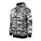 Camo Zipper felső férfi szürke terepszín M