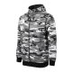 Camo Zipper felső férfi szürke terepszín XL