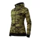 Camo Zipper felső női zöld terepszín XL