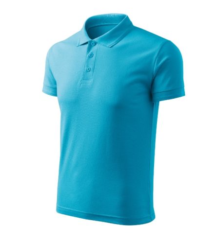 Pique Polo Free galléros póló férfi türkiz 2XL