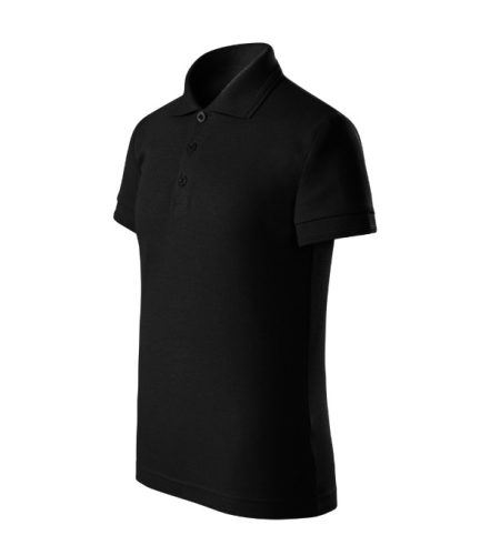 Pique Polo Free galléros póló gyerek fekete 110 cm/4 éves