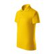 Pique Polo Free galléros póló gyerek sárga 158 cm/12 éves