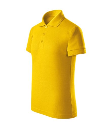 Pique Polo Free galléros póló gyerek sárga 110 cm/4 éves