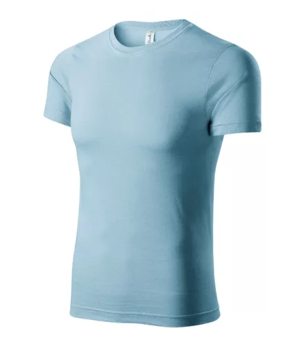 Paint póló unisex égszínkék L