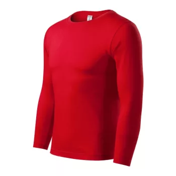 Progress LS póló unisex piros XS