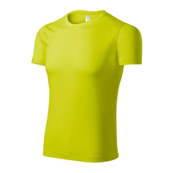 Pixel póló unisex neon sárga XS