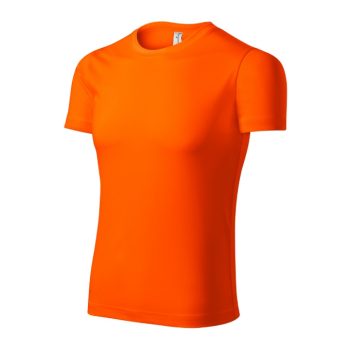 Pixel póló unisex neon narancssárga XS