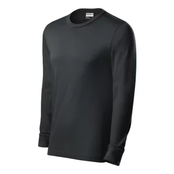 Resist LS póló unisex ébenszürke S