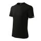 Base póló unisex fekete 01 (brand label) L