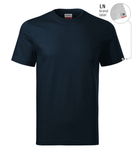 Base póló unisex tengerészkék 02 (brand label) S