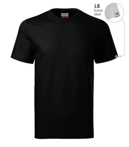 Recall póló unisex fekete 01 (brand label) S