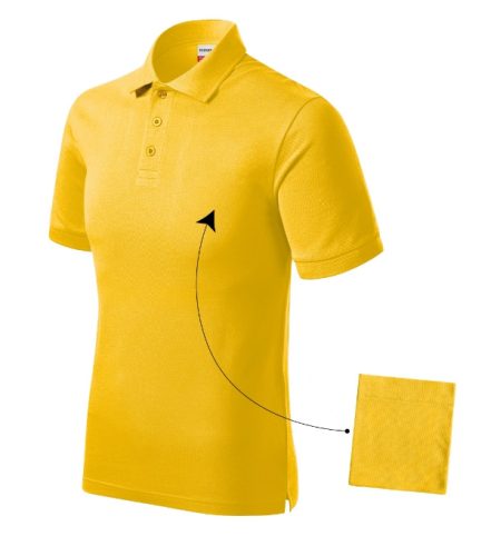 Resist Heavy Polo galléros póló férfi sárga S