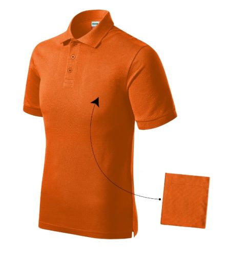Resist Heavy Polo galléros póló férfi narancssárga M