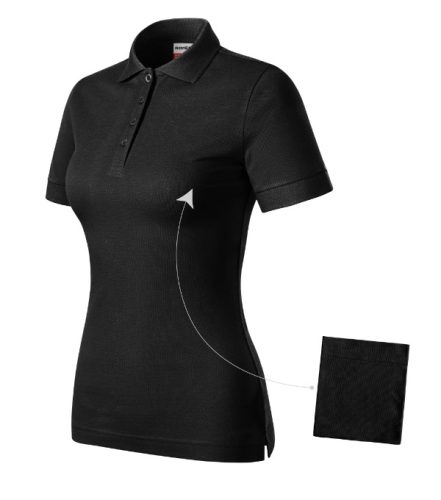 Resist Heavy Polo galléros póló női fekete S