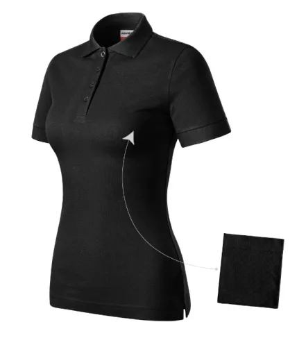 Resist Heavy Polo galléros póló női fekete L