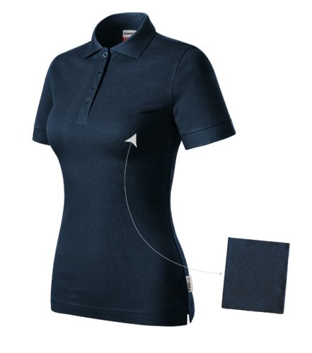 Resist Heavy Polo galléros póló női tengerészkék 2XL