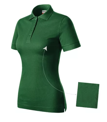 Resist Heavy Polo galléros póló női üvegzöld S