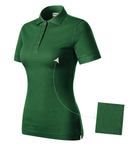 Resist Heavy Polo galléros póló női üvegzöld 2XL