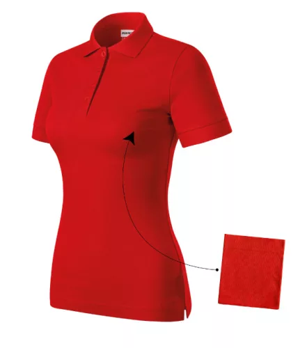 Resist Heavy Polo galléros póló női piros S