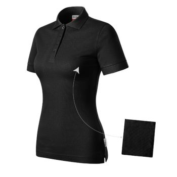   Resist Heavy Polo galléros póló női fekete 01 (brand label) XS