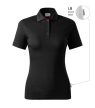 Resist Heavy Polo galléros póló női fekete 01 (brand label) XS