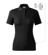 Resist Heavy Polo galléros póló női fekete 01 (brand label) XL
