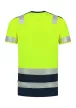 T-Shirt High Vis Bicolor póló unisex fluoreszkáló sárga M